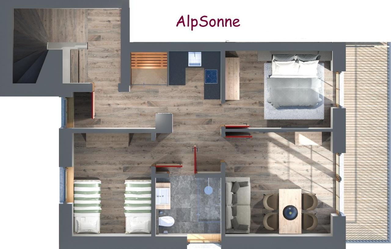 Apartament Alpfee Lechtal Bach  Zewnętrze zdjęcie